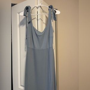 Dusty Blue Bridesmaid Dress
